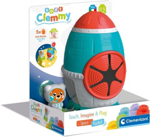 Klocki Clemmy Rakieta Sensoryczna Clemmy Clementoni Klocki Clemmy Rakieta Sensoryczna Clemmy Clementoni