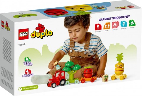 Klocki DUPLO 10982 Traktor z warzywami i owocami LEGO Klocki DUPLO 10982 Traktor z warzywami i owocami LEGO