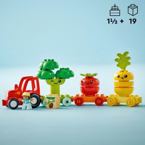 Klocki DUPLO 10982 Traktor z warzywami i owocami LEGO Klocki DUPLO 10982 Traktor z warzywami i owocami LEGO