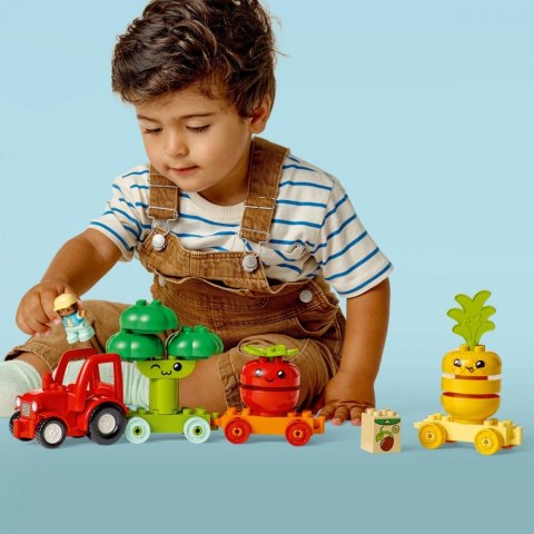 Klocki DUPLO 10982 Traktor z warzywami i owocami LEGO Klocki DUPLO 10982 Traktor z warzywami i owocami LEGO