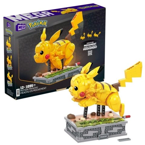 Klocki Mega Pokemon ruchomy Pikachu 1095 elementów Mega Bloks Klocki Mega Pokemon ruchomy Pikachu 1095 elementów Mega Bloks