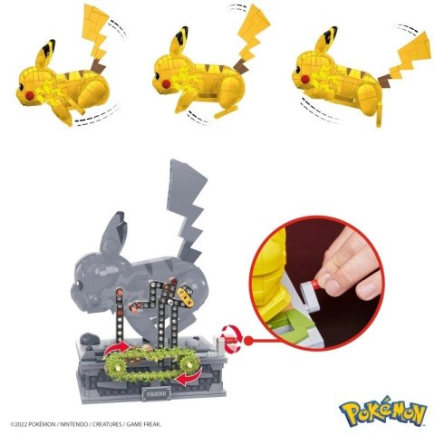 Klocki Mega Pokemon ruchomy Pikachu 1095 elementów Mega Bloks Klocki Mega Pokemon ruchomy Pikachu 1095 elementów Mega Bloks