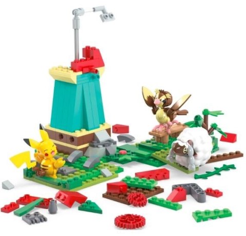 Klocki Pokemon Construx Wiejski Wiatrak Mega Bloks Klocki Pokemon Construx Wiejski Wiatrak Mega Bloks