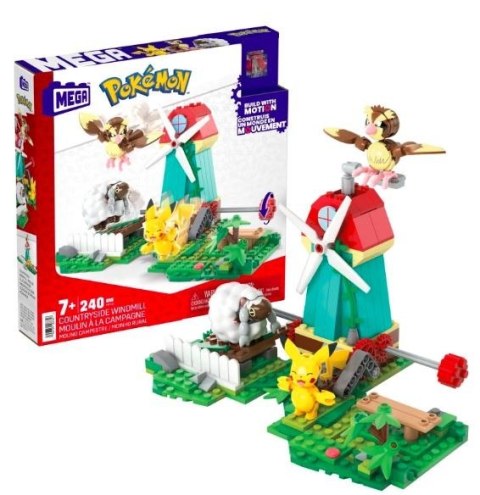 Klocki Pokemon Construx Wiejski Wiatrak Mega Bloks Klocki Pokemon Construx Wiejski Wiatrak Mega Bloks
