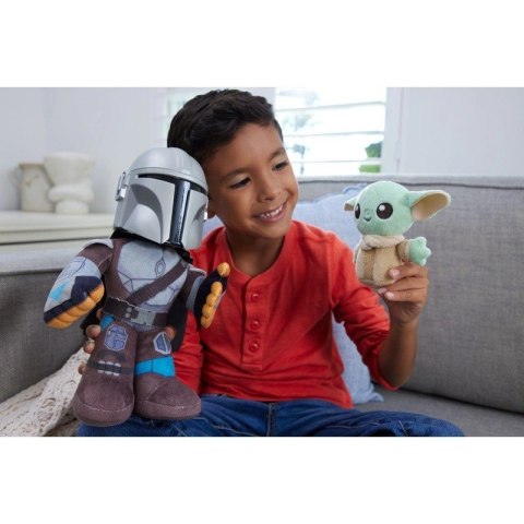 Pluszaki z funkcją Star Wars Klan dwóch Grogu i Mandalorianin Mattel Pluszaki z funkcją Star Wars Klan dwóch Grogu i Mandalorianin Mattel