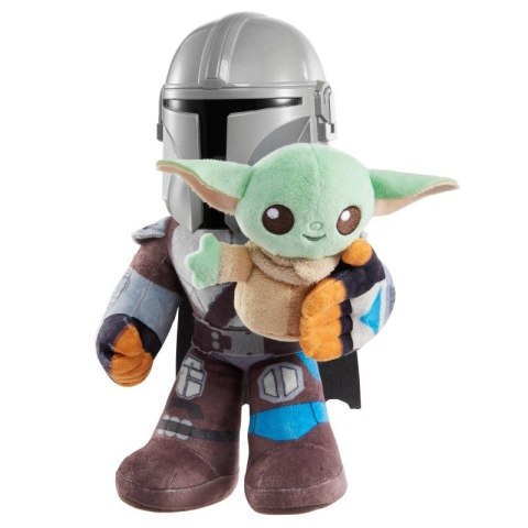 Pluszaki z funkcją Star Wars Klan dwóch Grogu i Mandalorianin Mattel Pluszaki z funkcją Star Wars Klan dwóch Grogu i Mandalorianin Mattel