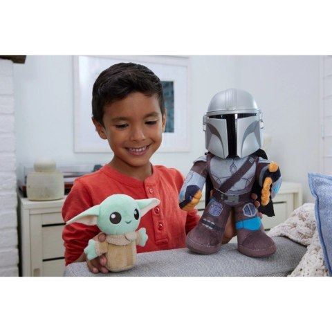 Pluszaki z funkcją Star Wars Klan dwóch Grogu i Mandalorianin Mattel Pluszaki z funkcją Star Wars Klan dwóch Grogu i Mandalorianin Mattel
