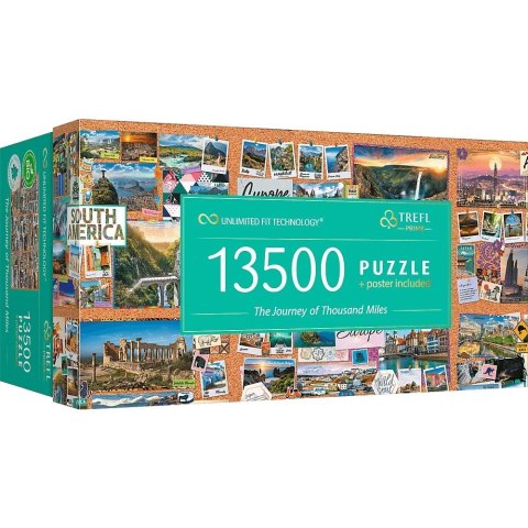 Puzzle 13500 elementów UFT Podróż tysiąca mil Trefl Puzzle 13500 elementów UFT Podróż tysiąca mil Trefl