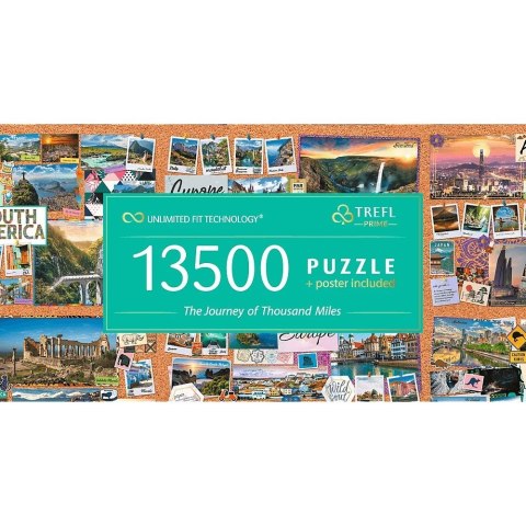 Puzzle 13500 elementów UFT Podróż tysiąca mil Trefl Puzzle 13500 elementów UFT Podróż tysiąca mil Trefl