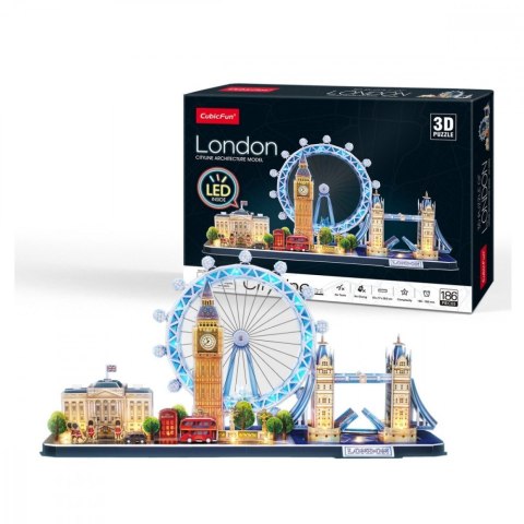 Puzzle 3D City line - Londyn led Cubic Fun Puzzle 3D City line - Londyn led Cubic Fun