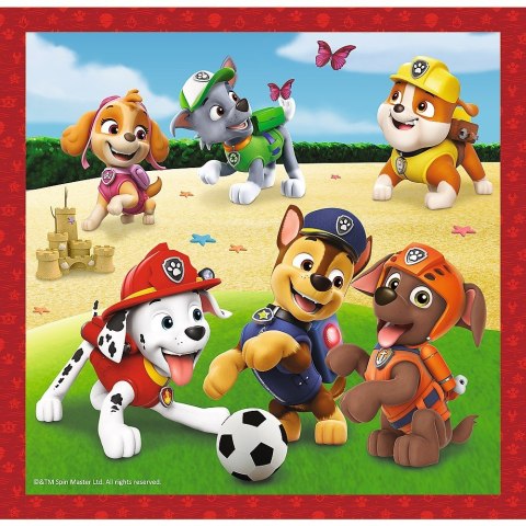 Puzzle 3w1 Wesołe pieski, Psi Patrol Trefl Puzzle 3w1 Wesołe pieski, Psi Patrol Trefl