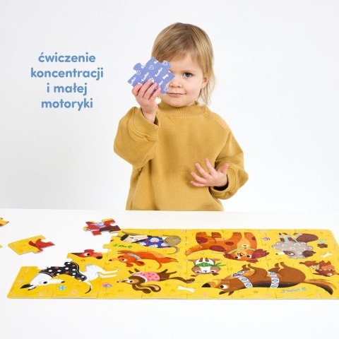 Puzzle 40 elementów Hau - Pieski CzuCzu Puzzle 40 elementów Hau - Pieski CzuCzu