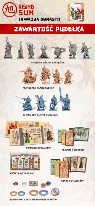 Dodatek do gry Rising Sun: Inwazja Dynastii Portal Games Dodatek do gry Rising Sun: Inwazja Dynastii Portal Games