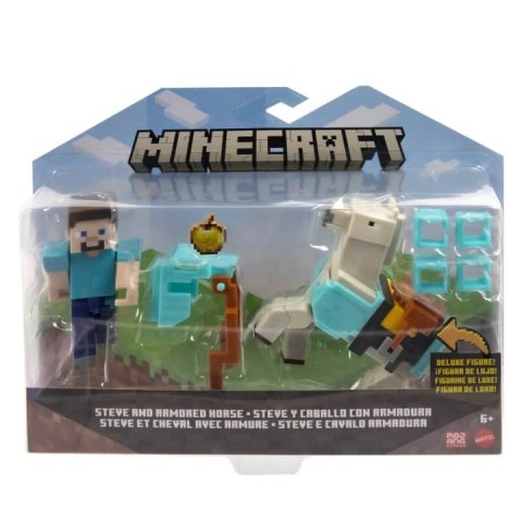 Figurka Minecraft Steve i koń Mattel Figurka Minecraft Steve i koń Mattel