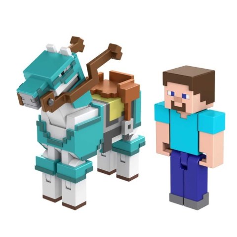 Figurka Minecraft Steve i koń Mattel Figurka Minecraft Steve i koń Mattel