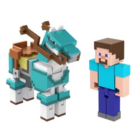 Figurka Minecraft Steve i koń Mattel Figurka Minecraft Steve i koń Mattel