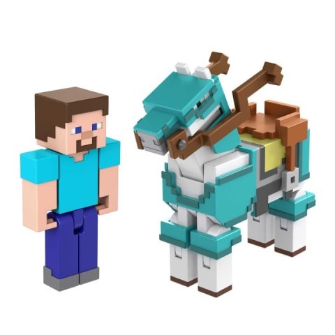 Figurka Minecraft Steve i koń Mattel Figurka Minecraft Steve i koń Mattel