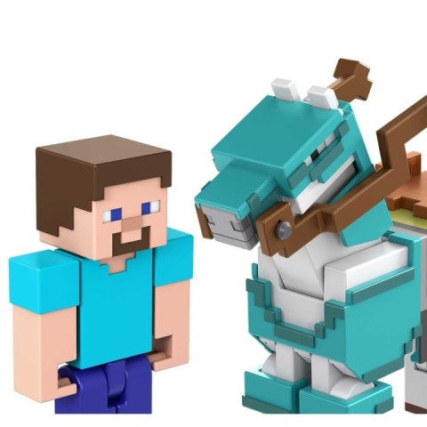 Figurka Minecraft Steve i koń Mattel Figurka Minecraft Steve i koń Mattel
