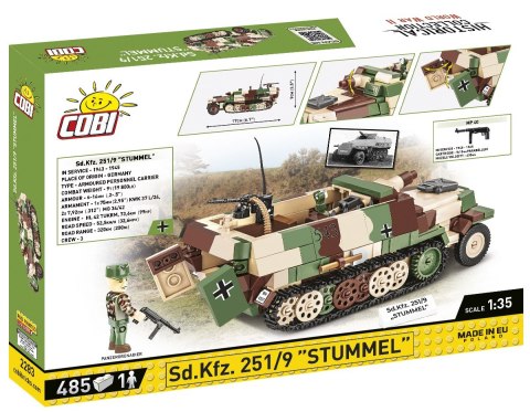 Klocki Sd.Kfz. 251/9 Stummel Cobi Klocki Klocki Sd.Kfz. 251/9 Stummel Cobi Klocki