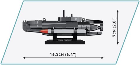 Klocki U-Boat XXVII Seehund Cobi Klocki Klocki U-Boat XXVII Seehund Cobi Klocki