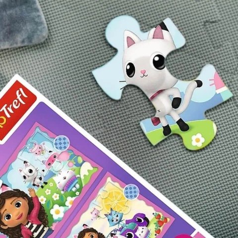 Puzzle 4w1 Przygody Gabi Koci Domek Gabi Trefl Puzzle 4w1 Przygody Gabi Koci Domek Gabi Trefl