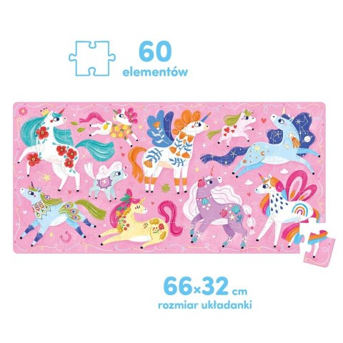 Puzzle 60 elementów Ach Jednorożce CzuCzu Puzzle 60 elementów Ach Jednorożce CzuCzu