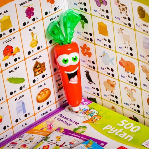 Gra Carotina 500 pytań - Farma Lisciani Gra Carotina 500 pytań - Farma Lisciani