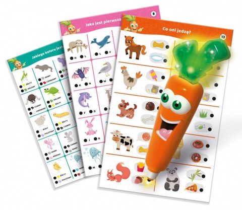 Gra Carotina 500 pytań - Zwierzęta Lisciani Gra Carotina 500 pytań - Zwierzęta Lisciani