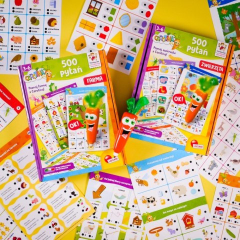 Gra Carotina 500 pytań - Zwierzęta Lisciani Gra Carotina 500 pytań - Zwierzęta Lisciani