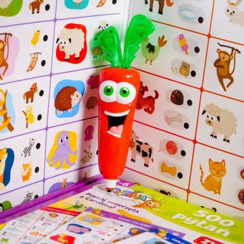 Gra Carotina 500 pytań - Zwierzęta Lisciani Gra Carotina 500 pytań - Zwierzęta Lisciani