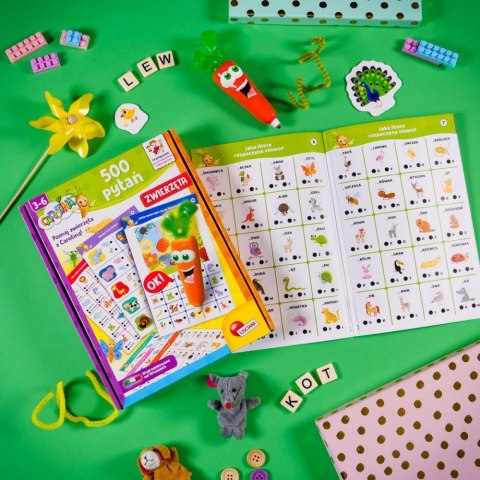 Gra Carotina 500 pytań - Zwierzęta Lisciani Gra Carotina 500 pytań - Zwierzęta Lisciani