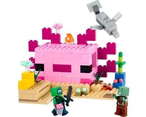 Klocki Minecraft 21247 Dom aksolotla LEGO Klocki Minecraft 21247 Dom aksolotla LEGO