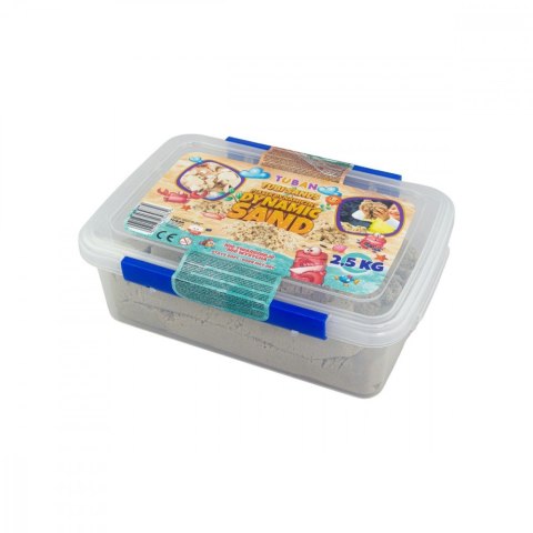 Piasek dynamiczny 2,5kg w pudełku, naturalny TUBAN Piasek dynamiczny 2,5kg w pudełku, naturalny TUBAN