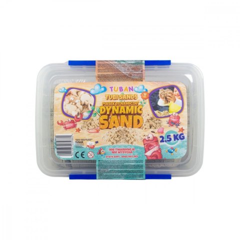 Piasek dynamiczny 2,5kg w pudełku, naturalny TUBAN Piasek dynamiczny 2,5kg w pudełku, naturalny TUBAN
