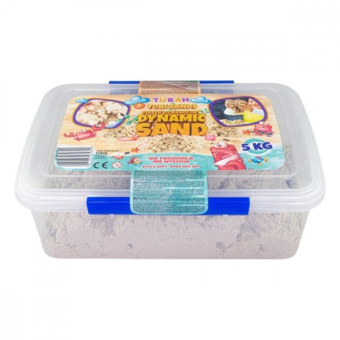 Piasek dynamiczny 5kg w pudełku, naturalny TUBAN Piasek dynamiczny 5kg w pudełku, naturalny TUBAN