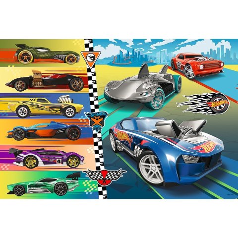 Puzzle 24 elementy Maxi Szybkie samochody Hot Wheels Trefl Puzzle 24 elementy Maxi Szybkie samochody Hot Wheels Trefl