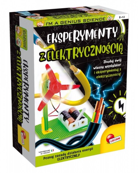 Zestaw naukowy Im a Genius Eksperymenty z elektrycznością Lisciani Zestaw naukowy Im a Genius Eksperymenty z elektrycznością Lisciani