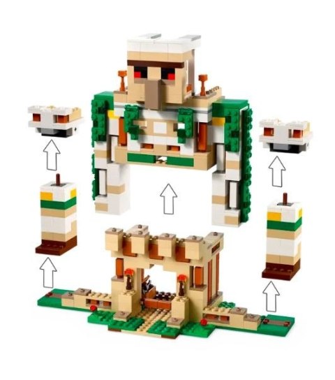 Klocki Minecraft 21250 Forteca żelaznego golema LEGO Klocki Minecraft 21250 Forteca żelaznego golema LEGO