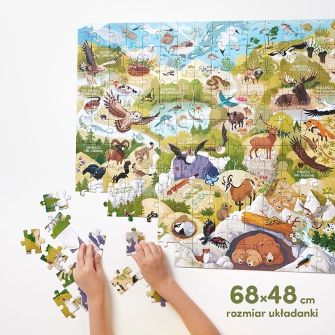 Puzzle Dzikie puzzle - Parki Narodowe 200 elementów CzuCzu Puzzle Dzikie puzzle - Parki Narodowe 200 elementów CzuCzu