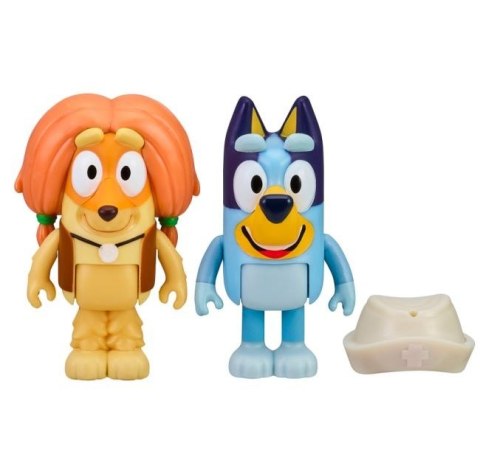 Zestaw figurek Bluey 2pak Wizyta u lekarza Tm Toys Zestaw figurek Bluey 2pak Wizyta u lekarza Tm Toys
