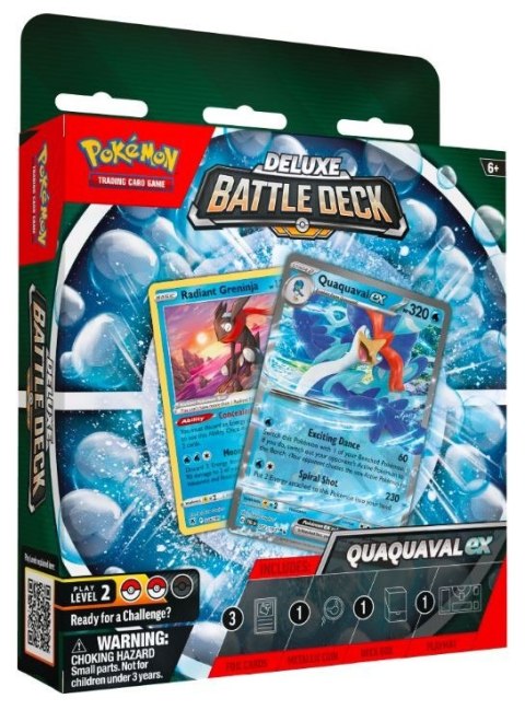 Karty Deluxe Battle Deck Quaquaval ex Pokemon TCG Karty Deluxe Battle Deck Quaquaval ex Pokemon TCG
