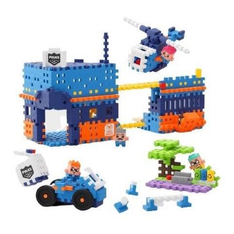 Klocki konstrukcyjne Waffle mini - Posterunek policji Marioinex Klocki konstrukcyjne Waffle mini - Posterunek policji Marioinex