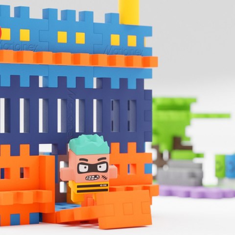 Klocki konstrukcyjne Waffle mini - Posterunek policji Marioinex Klocki konstrukcyjne Waffle mini - Posterunek policji Marioinex