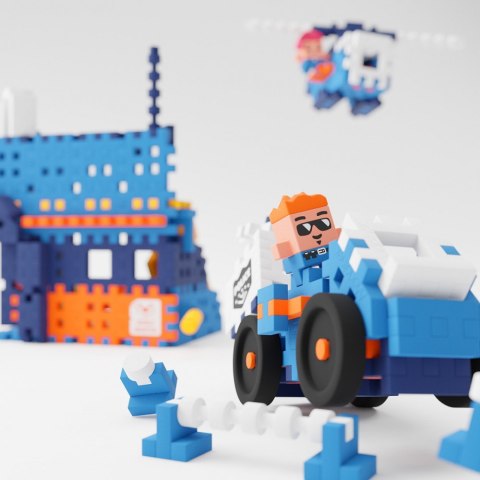 Klocki konstrukcyjne Waffle mini - Posterunek policji Marioinex Klocki konstrukcyjne Waffle mini - Posterunek policji Marioinex