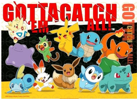 Puzzle 4x100 elementów Pokemon Ravensburger Polska Puzzle 4x100 elementów Pokemon Ravensburger Polska