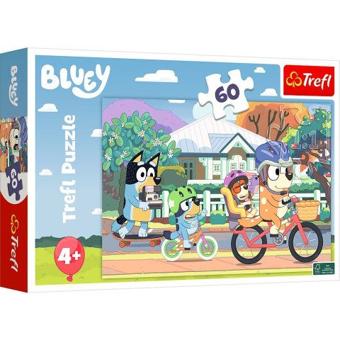 Puzzle 60 elementów Wesoły Bluey Trefl Puzzle 60 elementów Wesoły Bluey Trefl