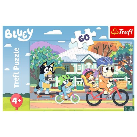 Puzzle 60 elementów Wesoły Bluey Trefl Puzzle 60 elementów Wesoły Bluey Trefl