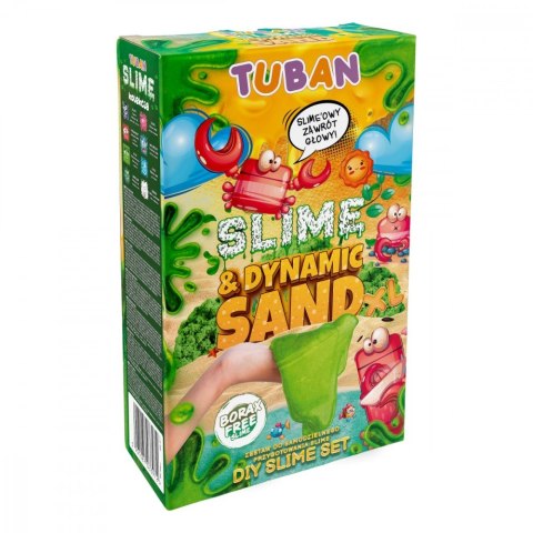 Zestaw DIY Slime i piasek dynamiczny XL TUBAN Zestaw DIY Slime i piasek dynamiczny XL TUBAN