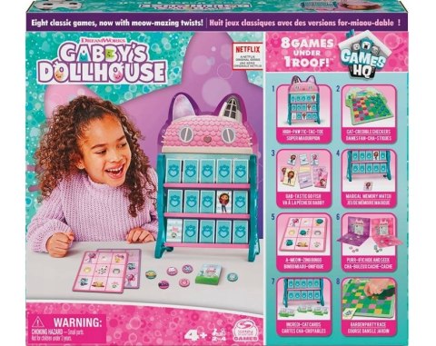 Zestaw gier Koci Domek Gabi: 8 gier w 1 Spin Master Zestaw gier Koci Domek Gabi: 8 gier w 1 Spin Master