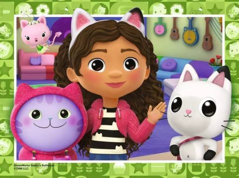 Puzzle 4w1 Koci Domek Gabi 12/16/20/24 elementy Ravensburger Polska Puzzle 4w1 Koci Domek Gabi 12/16/20/24 elementy Ravensburger Polska